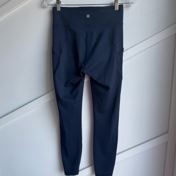 Lululemon Invigorate High-Rise Tight 25" Leggins True Navy size 6 - Picture 7 of 11